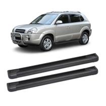 Estribo Tucson 2006 a 2016 Preto Aluminio