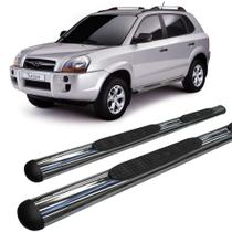 Estribo Tucson Até 2016 Modelo Oval Oblongo Cromado