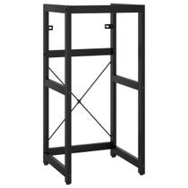 Estructura para Lavabo vidaXL en Hierro Negro con Recubrimiento en Polvo Estructura para Lavabo vidaXL en Hierro Negro con Recubrimiento en Polvo