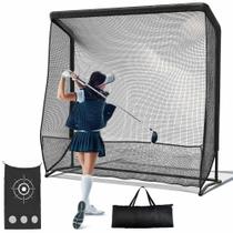 Estrutura de aço Golf Hitting Net Shopsource de 7 x 7 pés para treinamento Estrutura de aço Golf Hitting Net Shopsource de 7 x 7 pés para treinamento