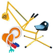 Estrutura de aço para trampolim Kids Sandbox Digger Toy Jump Tastic