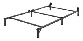 Estrutura de cama Amazon Basics Metal Twin Size 74,5x38,5x18cm preta