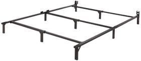 Estrutura de cama Amazon Basics Queen Size Sturdy Steel Black Estrutura de cama Amazon Basics Queen Size Sturdy Steel Black