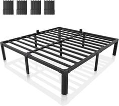 Estrutura de Cama XUKIL King Size de Metal, Plataforma Alta de 36 cm