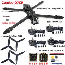 Estrutura De Fibra De Carbono De 7 Polegadas, Motor Sem Escova, Câmera VTX, Drone FPV MARK4,