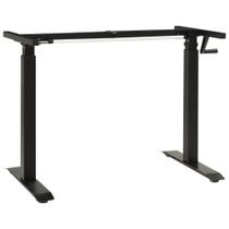 Estrutura de mesa vertical vidaXL, pernas ajustáveis, escritório doméstico