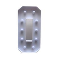 Estrutura Digital De Luz Branca Para Letreiro Luminoso 73cm Com Números De 0 a 9 Em Placa KT E