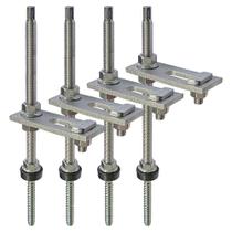 Estrutura Painel Solar Suporte Parafuso Telhado - Kit 4 Un Estrutura Painel Solar Suporte Parafuso Telhado - Kit 4 Un