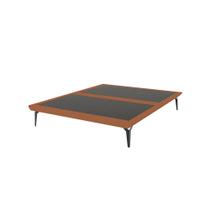 Estrutura para Cama Japonesa Toquio Casal Linho Telha Estrutura para Cama Japonesa Toquio Casal Linho Telha