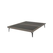 Estrutura para Cama Japonesa Toquio King Linho Marrom Estrutura para Cama Japonesa Toquio King Linho Marrom