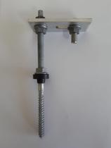 Estrutura Suporte Fixador P/ Perfil Painel Solar Galvanizado Alum Inox p/ Telha Fibrocimento Madeira C/ 8un