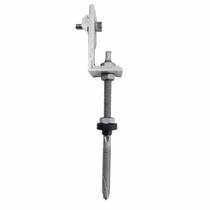 Estrutura Suporte Fixador P/ Perfil Painel Solar Telha Fibrocimento Metal Autobrocante 200mm L - 10Un
