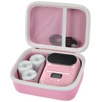 Estuche Boobowl para Impresora de Etiquetas Phomemo M110, Rosa, EVA