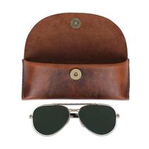 Estuche de cuero para gafas de sol TheAntiq Vintage Estuche de cuero para gafas de sol TheAntiq Vintage