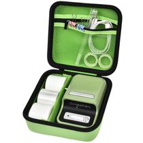 Estuche de transporte ALKOO para etiquetadora NIIMBOT B21 verde
