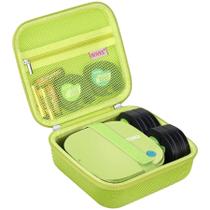 Estuche de Transporte BOVKE para Impresora de Etiquetas DYMO LetraTag 200B Amarillo