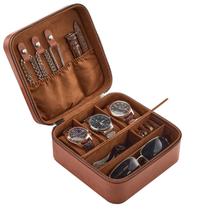 Estuche de Viaje para Relojes ProCase con 3 Compartimentos en Cuero PU