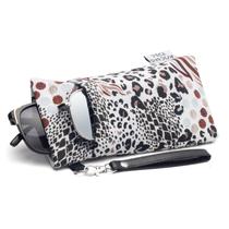 Estuche para anteojos con diseño doble suave para mujeres y hombres