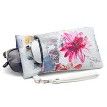 Estuche para anteojos con doble protección y funda suave para mujer y hombre