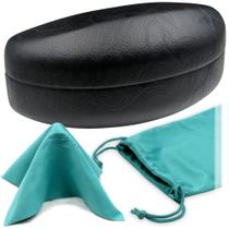 Estuche para Gafas MyEyeglassCase XL para Monturas Curvas Negro Estuche para Gafas MyEyeglassCase XL para Monturas Curvas Negro