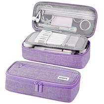 Estuche para lápices WEMATE organizador grande de almacenamiento morado claro