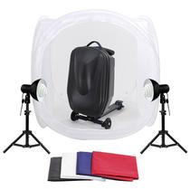 Estúdio de Fotografia Still Tenda 80x80, Iluminação, Tripé e Bolsa - 110v