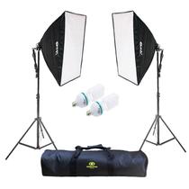 Estúdio de Iluminação Ágata II 50x70cm - 7 peças - 220v