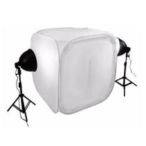 Estúdio de iluminação Foto Still 80x80 Completo 45W 110v - PK-ST10