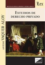 Estudios de derecho privado