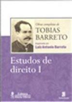 Estudos de direito i - obras completas de tobias barreto - J E SOLOMON EDITORES LTDA