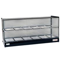 Estufa 12 Bandejas Vidro Reto Dupla Evr Bp Preto Basica 127V - Tita