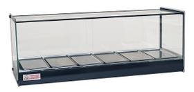 Estufa 6 Bandejas Vidro Reto Evr 6B Com Perfil Cinza Tita