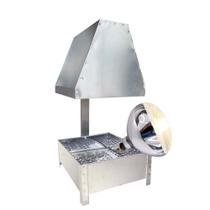 Estufa aberta com lâmpada aquecedora para Salgados 1 cuba 110v - Conde Inox