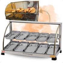 Estufa Curva Para Salgados 10 Bandejas Dupla Marchesoni 220v