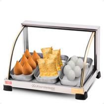 Estufa Curva Para Salgados 3 Bandejas Marchesoni Ouro 127v