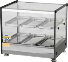 Estufa De Salgados Dupla 6 Bandejas Inox Marchesoni 127V Estufa De Salgados Dupla 6 Bandejas Inox Marchesoni 127V