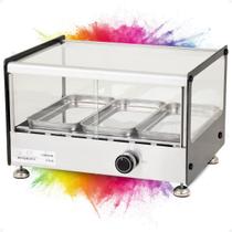 Estufa De Salgados Onix 3 Bandejas Inox Marchesoni 127v Estufa De Salgados Onix 3 Bandejas Inox Marchesoni 127v