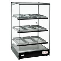 Estufa Erato Tower Preta 9 Bandejas Titã Iluminação Em Led Abertura Traseira 220v