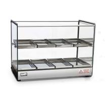 Estufa evr lc 8bd 110v led com perfil cinza titã