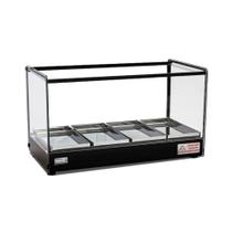 Estufa Evr Vitrine De Salgados 4 Bandejas Perfil Preto 127V