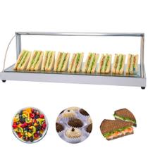 Estufa Fria Expositor Para Doces Lanches Naturais Vidro Curvo 6 Gelo - Supritecs