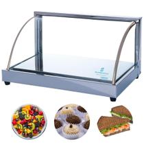 Estufa Fria Para Doces Vidro Curvo Vitrine Com 3 Gelo-X Supritecs