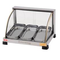 Estufa Marchesoni Ouro Curva com 3 Bandejas 127V