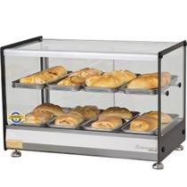 Estufa Ônix Dupla Vitrine Para Salgados 8 Bandejas Marchesoni