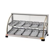 Estufa Ouro Vidro Curvo 5+5 Bandejas Dupla Marchesoni - 2211 - 127v Estufa Ouro Vidro Curvo 5+5 Bandejas Dupla Marchesoni - 2211 - 127v