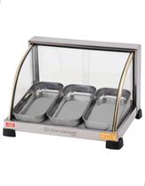 Estufa Para Salgado Com 3 Bandejas Curva Ouro Marchesoni