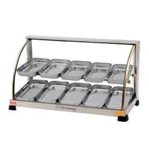 Estufa para Salgados 10 Bandejas Dupla Linha Ouro Marchesoni Estufa para Salgados 10 Bandejas Dupla Linha Ouro Marchesoni