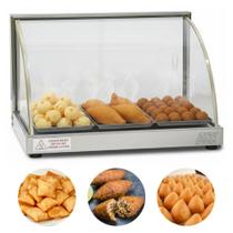 Estufa Para Salgados 3 Bandejas Titã Vitrine Expositor Elétrica Térmica