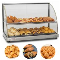 Estufa Para Salgados Dupla 8 Bandejas Elétrica Expositor Vitrine Titã Estufa Para Salgados Dupla 8 Bandejas Elétrica Expositor Vitrine Titã