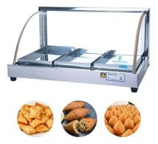 Estufa para salgados elétrica 54cm com 3 Bandejas Supritecs 220 voltagem